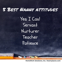 5 Best Nanny attitudes in the workplace