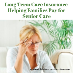 Long Term Care Insurance Helping Families Pay for Senior Care