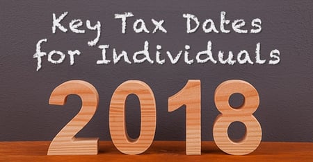 2018 tax caledar