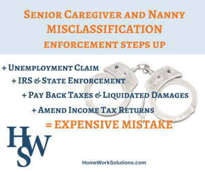 nanny caregiver misclassification independent contractor