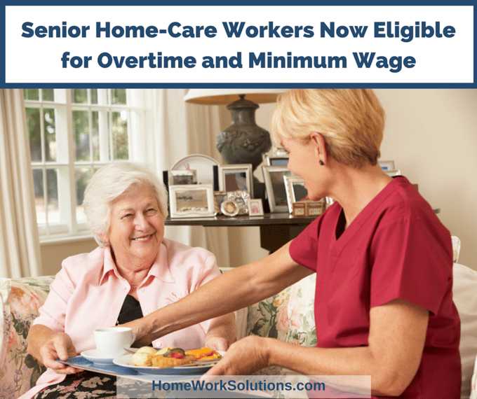 Senior HomeCare Worker Payroll in Transition